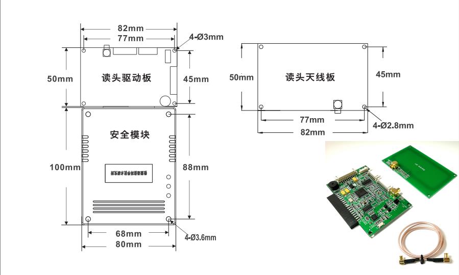 嵌入式二代證閱讀模塊